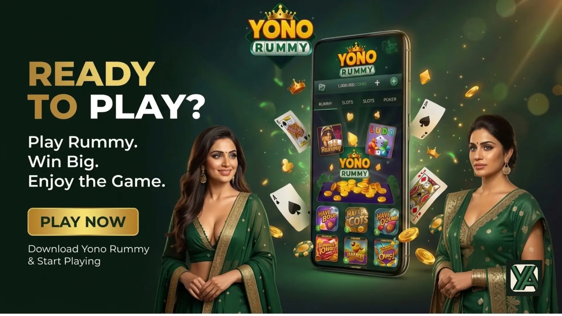 Yono Rummy app shown on an Android phone, the multi-game app covered on this yono rummy app overview